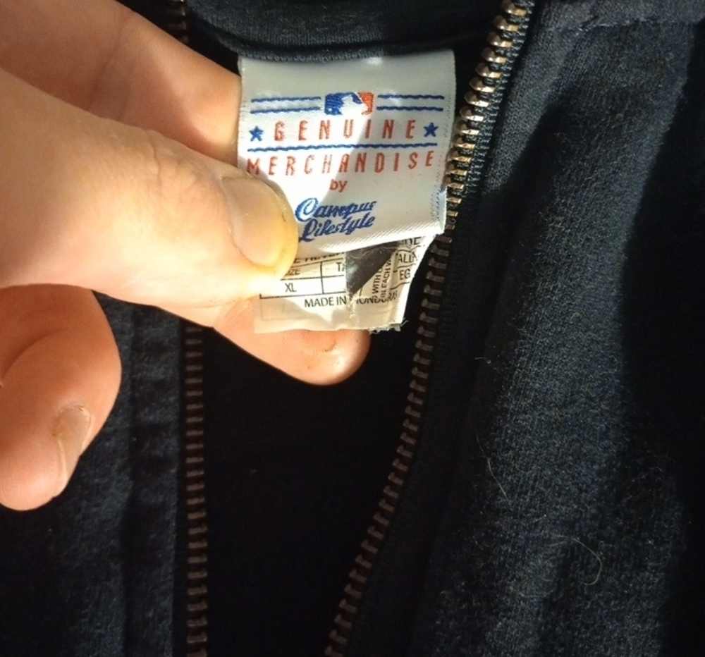 Men's Black Zip-Up Hoodie - Picture 2 of 5